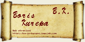 Boris Kurepa vizit kartica
